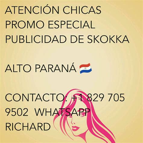 skokka cde|Escorts y acompañantes, avisos de sexo en Alto Paraná .